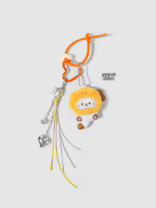 Bibingka Cat Headset Plush Toy Cute Cartoon Doll Childrens Book Bag Hanging Decoration Soft Cuddly Stuffed Animal Keychain