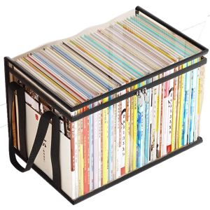 CHUSHE | Dustproof Book Storage Box Transparent Organizer