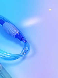 อุปกรณ์ถ่ายน้ำตู้ปลาที่ดูดขี้ปลา น้ำเงิน BOYU กาลักน้ำ รุ่น BY28 มีวาล์วปรับเปิด-ปิด หัวดูดมีตะแกรงทำให้ปลาหรือหินไม่ไหลไปกับน้ำ