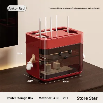 CHUMX | Concealed Wi-Fi Router & Set-Top Box Organizer Storage Rack