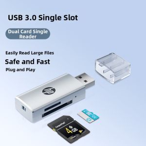 HP | Multi-format SD TF Card Reader TypeC Connector Compatible Multiple Devices