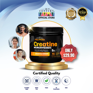 NEW! 21st Century Full Fuel 365 Creatine Monohydrate 5g Powder