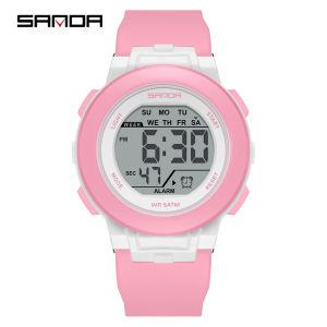 Sanda | SANDA New 6383 Multifunctional Color Light Watch for High School Students Sports Mens and Womens Electronic Watches