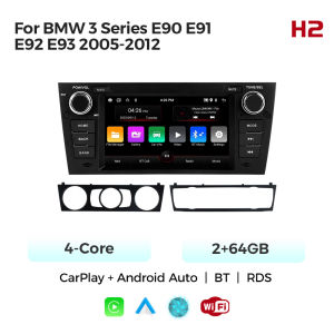 Navifly 7" Car Radio Multimedia Player For BMW 3 Series E90 E91 E92 E93 2006 - 2012 Wireless Carplay Android Auto 2Din GPS FM BT