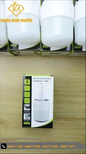 Bóng led búp sạc tích điện 100W điều khiển remote + sạc năng lượng mặt trời (5 chế độ) và bóng không remote (3 chế độ)