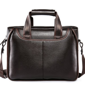 BOLIAO | New Business Laptop Bag Handbag Crossbody Bag Large Capacity Horizontal Leather for Men