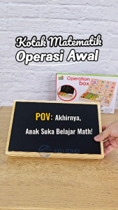 Ezylittles Early Learning set Mathematic Board with Black board early education clock color Learning Kit