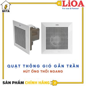 Quạt Thông Gió Gắn Trần Có Ống Hút Ngang LiOA EVF24CU7
