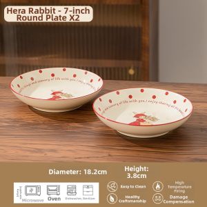 Yomerto | Home Dinner Plates Elegant Aesthetic Deep Dish