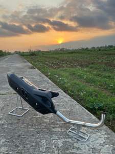 KNALPOT MONCONG SHIJIRO STANDAR RACING VILENZ RACING GRATIS TAMENG AEROX VARIO 150 NEW BEAT ESP VARIO 125 NEW BEAT FI BEAT DELUXE MIO SMILE NMX NEW PCX LOKAL MIO M3 Lotus