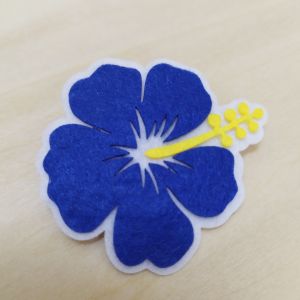 [KOC117] Brooch Bunga Raya Merdeka Felt Empat Warna. Brooch Hari Merdeka.
