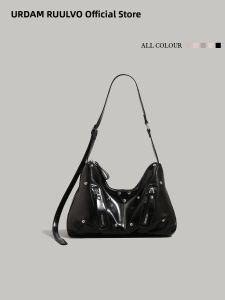 URCDN RDALVO | Studded Motorcycle Bag Women Large Capacity Shoulder Crossbody Commute