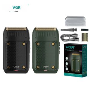 Máy Cạo Râu Mini Chuyên Nghiệp VGR V-353 Dành Cho Nam Lưỡi Dao Bằng Thép Không Gỉ Máy Cạo Điện Có Đầu Dao Nổi Sử Dụng Được Khi Khô Hoặc Ướt