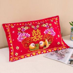 Thickened Flannel Pillowcase Student Dormitory Pillow Cover 40x60 Pair Summer Home Use Single Person Bedding Accessories