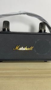 ลำโพงบลูทูธ Blutooth Speaker ลำโพงบลูทูธเบสหนัก ไมโครโฟนคู่ แบบพกพา ลำโพงร้องคาราโอเกะ USB TF ลำโพงเบสหนักๆ Karaoke System Support Android/IOS/PC Wireless Speaker Karaoke ไมโครโฟนไร้สาย