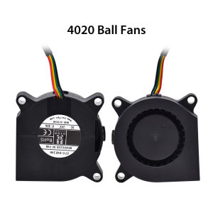 Quạt Làm Mát Trục Hướng Tâm Thủy Lực DC24V 6015 4020 3010 Cho Máy In 3D CR K1 K1 Max Tương Thích Với K1 K1C K1 MAX