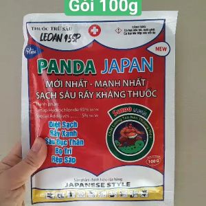 Thuốc trừ sâu Ledan 95SP GÓI 100G -NHÃN ĐỎ Hiệu Panda Japan-- Diệt sạch sâu đục thân - SẠCH SÂU RẦY KHÁNG THUỐC