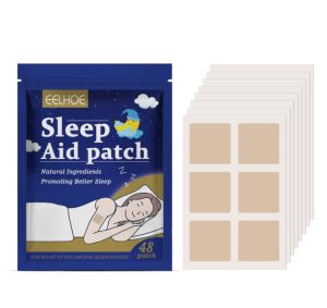 Eelhoe Sleep Aid Patch Insomnia Sleep Patches Relieve Anxiety Headache Help Sleeping Improve Insomnia Brain Massage Relax Stickers Relieve Stress Patch Increase Sleep Duration Boost Energy Level Fast Fallsleep Stickers