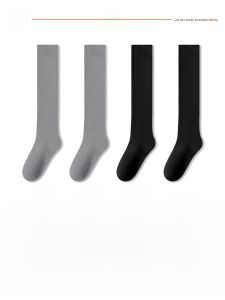 JINGCHI | Mens Cotton Socks Mid-Calf Winter Business Thickened Absorbent Anti-Odor Ankle-Length Socks Breathable Comfortable Cotton Socks
