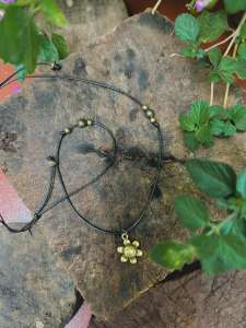 Vòng cổ Ruri - Dây chuyền bông hoa nhỏ dễ thương mix charm tùy chỉnh kích thước