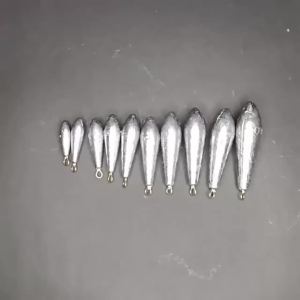 Phụ Kiện Câu Cá: Chì Câu Kim Loại Hình Viên Đạn Trọng Lượng 10g-100g Dùng Cho Nước Sâu