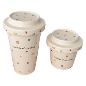 แก้วดื่มน้ำดินเผาความจุขนาดใหญ่ แก้วกาแฟ แก้วมักกะโรนี แก้วดื่มน้ำสำหรับใช้ในบ้าน แก้วดินเผาสำหรับใช้ในออฟฟิศ แก้วดื่มน้ำรูปตัวตลก