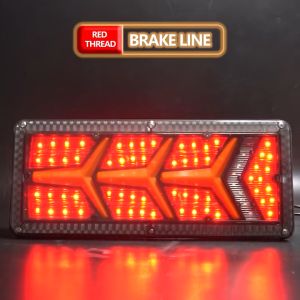 24 Volt Stoplamp Truck Model Lambo 3 Panah 41CM Dan 46CM