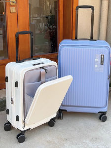 Fashionable Multi-Functional Expandable Front Opening Luggage Suitcase 20 Inch Travel Bag Check-In Baggage for Men And Women