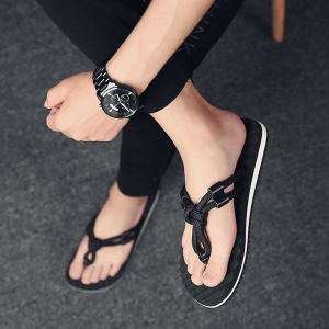 Slippers Mens Summer Fashion Outdoor Flip-Flops Men Non Slip Soft Bottom Personalized Sandals Summer Outdoor Seaside Beach Shoes