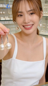 [SG Seller] Luxury 10MM Shell Pearl Earrings S925 Sterling Silver Drop Earrings for Women | Hypoallergenic Fine Jewelry | Elegant Wedding Bridal Gift | Minimalist Daily Wear Classic White Pearl Studs