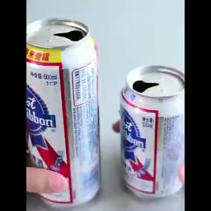 Portable Can Opener Tool – Smooth Edge Top Remover for Beer Soda Drink Cans