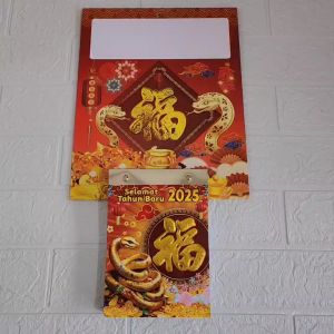 SATU SET KALENDER DENGAN TATAKAN UKURAN 40 X 29 CM KALENDER TERBARU 2025