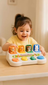 CUTE PET POP-UP TOY Mainan Edukatif Pop Up Binatang Happy Farm Animal World Mainan CilukbaAnak