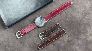 New Retro Oil Wax Band 20mm 22mm Smartwatch Leather Quick Release Strap High Quality Wristband for Seiko Bracelet for Rolex Belt