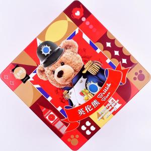 Topsavor TOP SAVOR British Bear Bunge Pine Cone Cotton Candy Egg Roll Cookies Assorted Double-Layer Gift Box 738G Gift