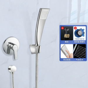 Wall-Mounted Pressure Boosting Shower Head