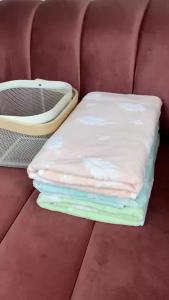 Absorbent Coral Fleece Bath and Beach Wrap Towel LW011