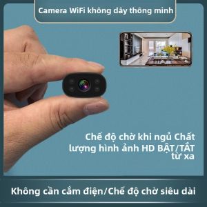 Camera Giám Sát Từ Xa WiFi Không Dây Mini Camera IP An Ninh Gia Đình 720P HD Với Chế Độ Chờ Ngủ Thông Minh Từ Xa Đánh Thức & Tuổi Thọ Pin Dài