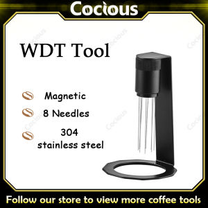 Cocious WDT Tool Espresso Distribution Tools Coffee Stirrer With Magnetic Stand Storage for Espresso Stirrer Replacement