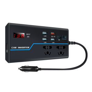 [UEB] เครื่องชาร์จตัวแปลง 200W ซ็อกเก็ตที่ชาร์จอย่างรวดเร็ว USB อะแดปเตอร์รถปลั๊กรถปลั๊กคอนเวอร์เตอร์สำหรับเครื่องใช้รถยนต์สำหรับเครื่องใช้รถยนต์