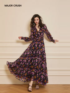 Elegant Vintage Floral Dress