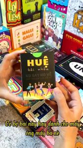 Bộ bài Huệ 20 Lá dày chống nước Drinking Game Ko Say Ko Về chơi cùng bạn bè Trò chơi vui vẻ trên bàn nhậu