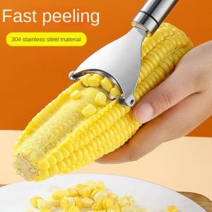 Mulitfunction Ngô grainer thép không gỉ hangable khoai tây dưa chuột Hướng dẫn sử dụng Peeler tách máy cạo râu dễ dàng nhanh chóng Apple Lê Vũ Nữ Thoát y nhà bếp hữu dụng tiện ích
