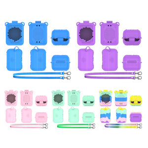 Silicone Case Anti-Scratch Protective Skin Cover Washable Protective Case for Bitzee Virtual Electronic Pets Accessories