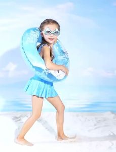 JVL Swim ring Inflatable Cartoon Swimming Ring Kids Cartoon Swimming Ring