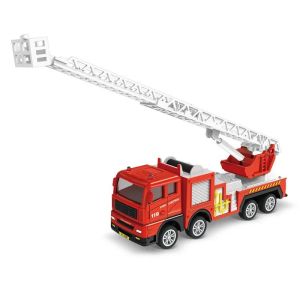 CONUSEA | Mini Pull Back Fire Engine Car Toys Construction Set Trucks Fighting Emergence Inertial Engineering Vehicles Toy For Kids Gifts