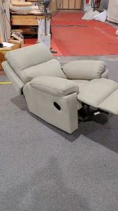* PRE ORDER * [Made in Malaysia] SWIVEL ROCKER RECLINER SOFA | FABRIC MATERIAL Recliner by Lazio Sofa | Rocking and 360° Swiveling Recliner with Adjustable Back Rest | Assorted Colours