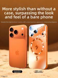 X-IT | Magnetic Matte Full Camera Protection Slim Drop-resistant Case for iPhone 17 Pro Max
