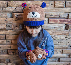 Mũ Trùm Đầu Dệt Kim Cho Bé Trai Mùa Đông Mũ Trẻ Em Ấm Áp Dễ Thương Hoạt Hình Mũ Trẻ Em Trùm Đầu Mũ Trẻ Em Dệt Kim Bằng Lông Cừu