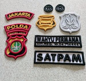 atribut satpam pdh atribut satpam timbul satu set atribut satpam pdh komplit atribut satpam pdh 3d